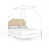 Blanc mat / naturel