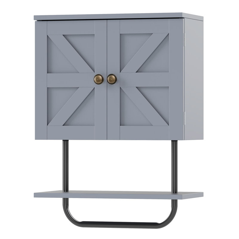 Wall Bathroom Cabinet, Grey