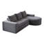 Canapé modulaire en chenille 2 pièces-1399632244