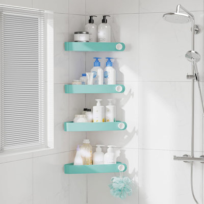 Wall Mounted Required Plastic Shower Caddy