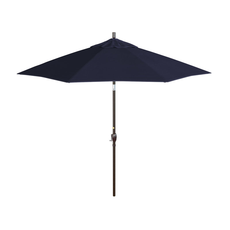 Parasol de marché 108 po Jeske, Sunbrella® bleu marine
