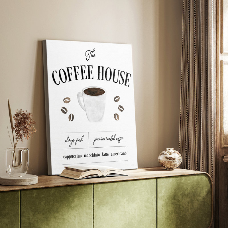 Café toujours frais - galerie Cavas sur mesure, H 27 po x l 18 po