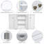 Armoire d'appoint à persiennes l 6 po Korsica -799607030