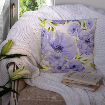  Flowers Outdoor Throw Pillow