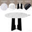 Table ronde de 43 pouces Mid-Century