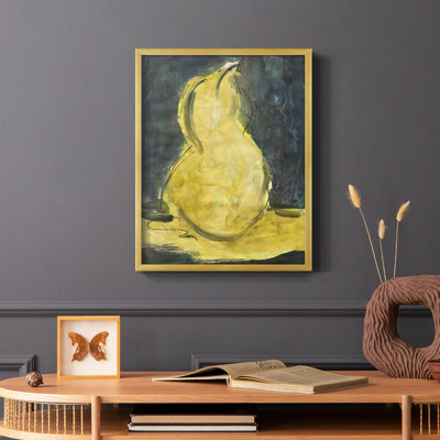 Urban Pear II Framed Print - Solid Wood