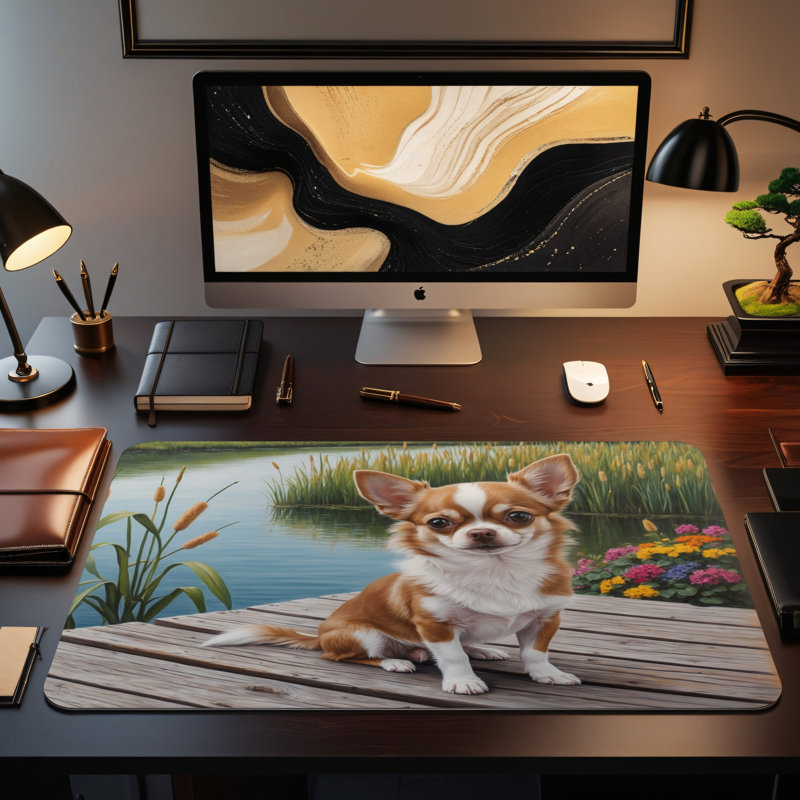 Polyester Desk Pad, 23.6x13.8