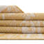 Tapis intérieur / extérieur jaune en polypropylène tissé à la machine 9 pi 10 po x 13 pi Broux-1349847794