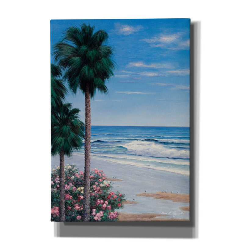 «Calm Tropics» par Diane Romanello, H 26 po x l 18 po x P 0,75 po