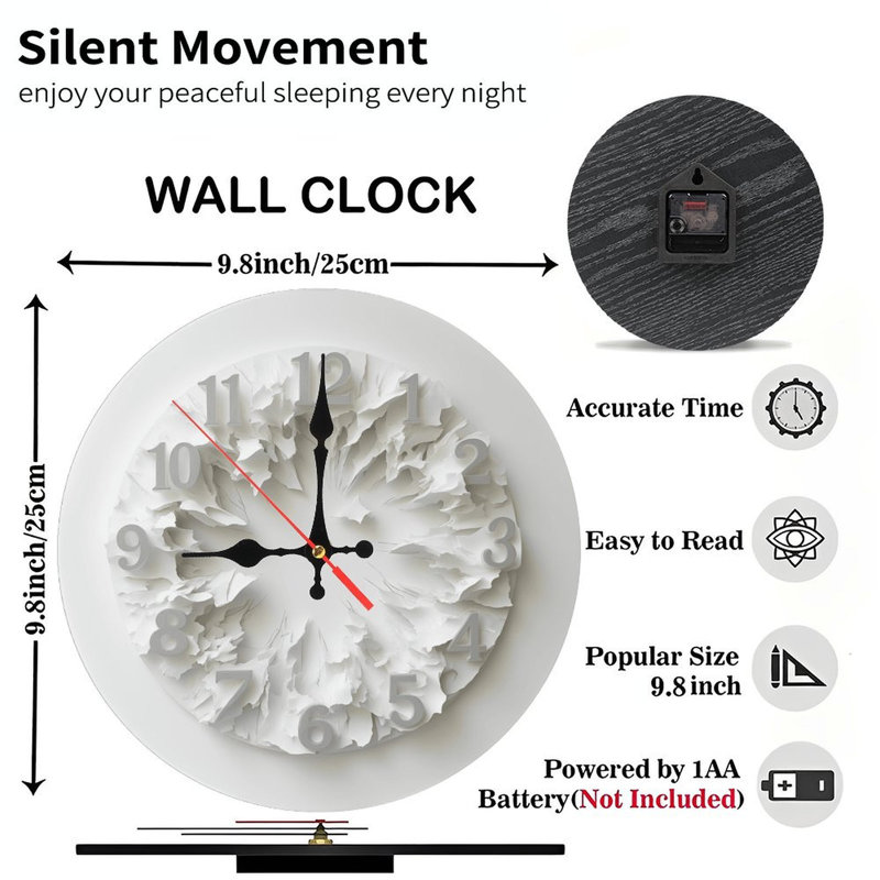Horloge murale décorative