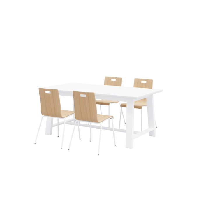 Midtown- Jive Set 36" L Rectangular Breakroom Table and Chair Set
