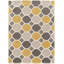 Tapis gris et doré fait à la main Equelle-1015906174