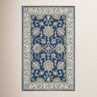 Onca Blue Hand-Tufted Wool Oriental Rug