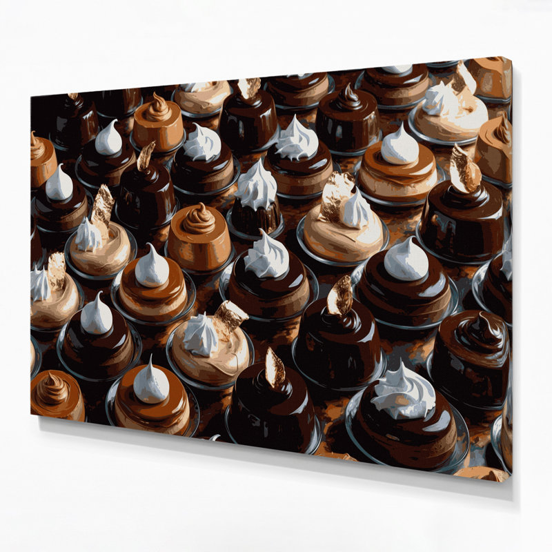 Art mural sur toile, "Desserts Mousse"