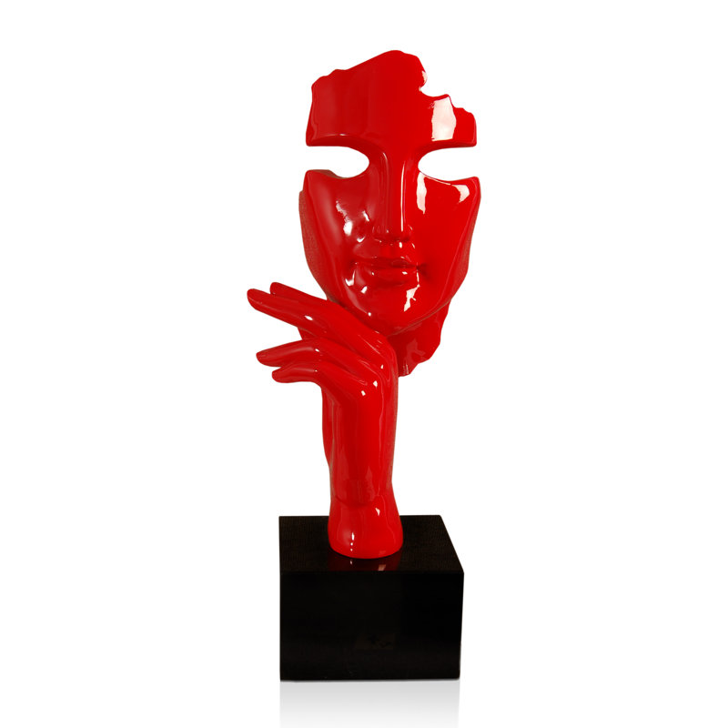 Aagna People Figurines & Sculptures, Red