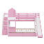 Lit superposé de style château-508657649-508657648