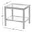 Sawin Glass Top End Table