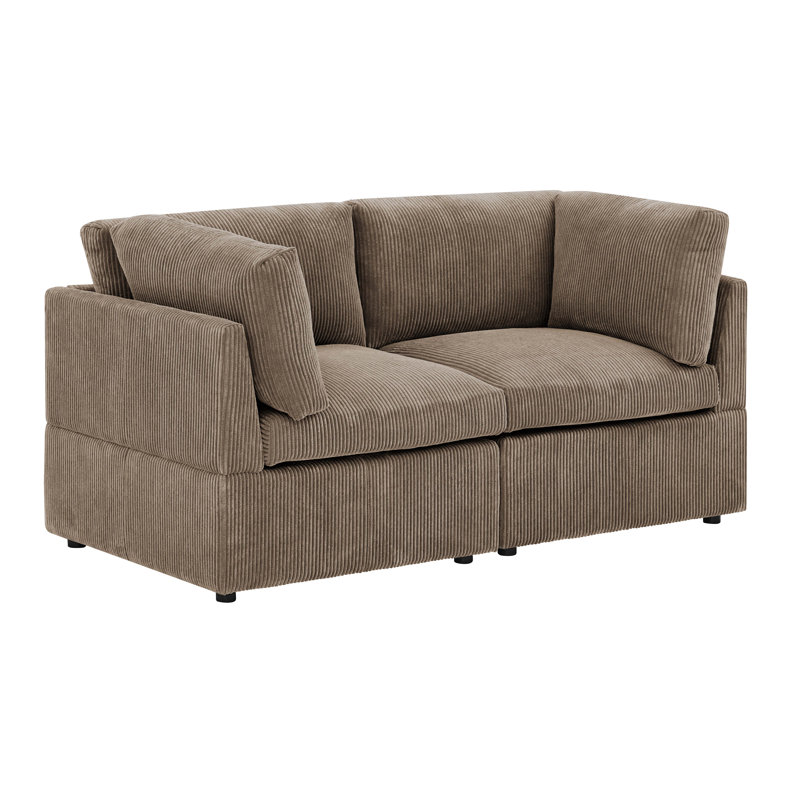 Causeuse Faymill, Marron foncé