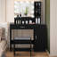 Ensemble coiffeuse avec tabouret et miroir Dasher-1351356152