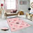 Elegant 3D Printed Area Rug, 4.6 x 7.2 ft | 100% Polyester, 0.31 in Pile Height, Antibacterial | Non-Slip PVC Felt Dot Underside, Machine Washable, Perfect for Living Room or Bedroom, Durable & Stylish Design-1287814422