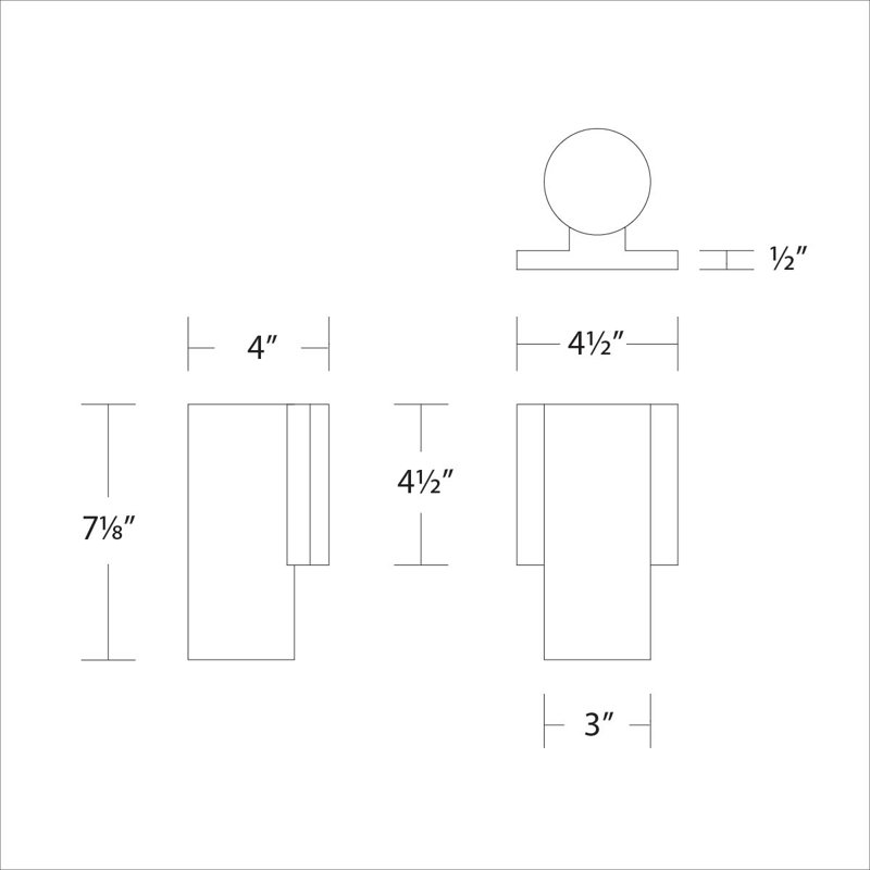 Cylinder 6" Dimmable LED Single Up or Down Indoor / Outdoor Wall Light With Color Temperature Switch (2700K/3000K/3500K/4000K/5000K)
