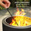 Round Steel Charcoal Smokeless Fire Pit