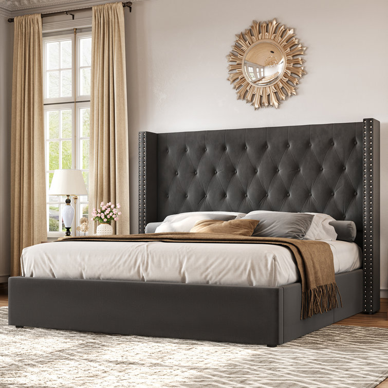 Anureet Upholstered Low Profile Storage Platform Bed