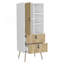 Grande commode Magness, chambre, blanc / Macadamia