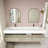 Alysa 71" Wall-Mounted Double Bathroom Vanity Set-71095533