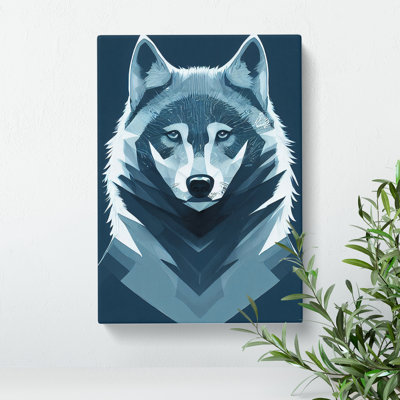 Unique Wolf Art - Wrapped Canvas