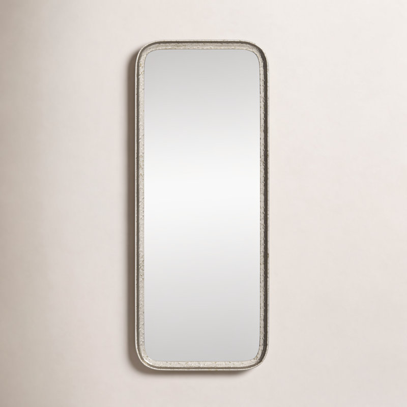 Miroir Ennis, Feuille d'argent, 39,5 po x 15,75 po