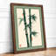 Bamboo in Green Japandi - Framed Print-1080345427-1080345431