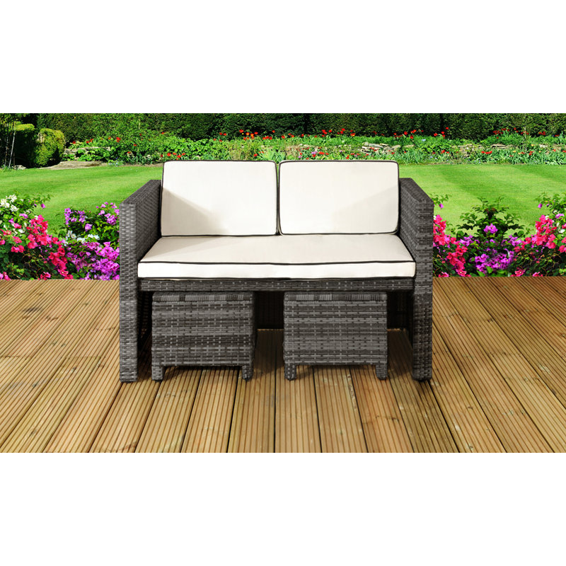 Sandnes Essence 8 Seater Dining Set with Cushions, Grey
