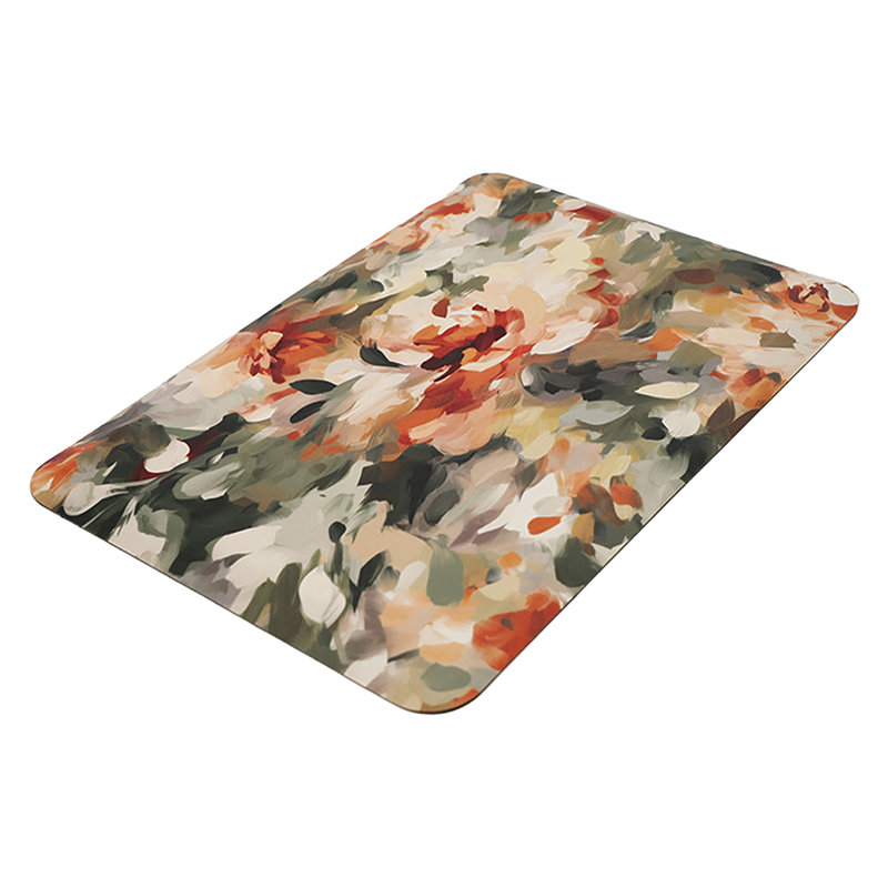 Happy Feet Abstract Anti-Fatigue Non-Skid Kitchen Mat, Rectangle 1'10" x 2'8"