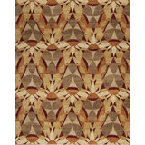 Whimsical Hand Knotted Wool Geometric Area Rug