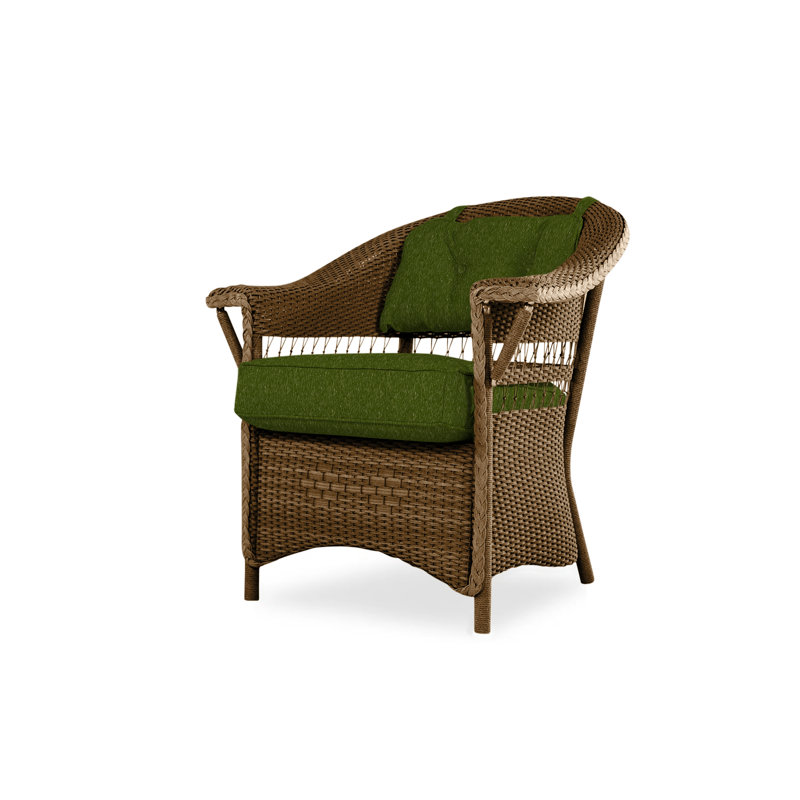 Nantucket Outdoor Dining Armchair, Sandberg Pewter, Bark
