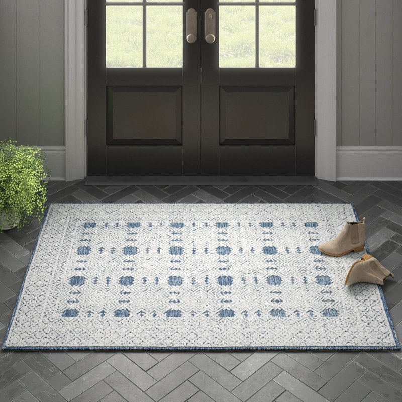 Matthew Wool Ikat Indoor Rug, Rectangle 6' x 9'
