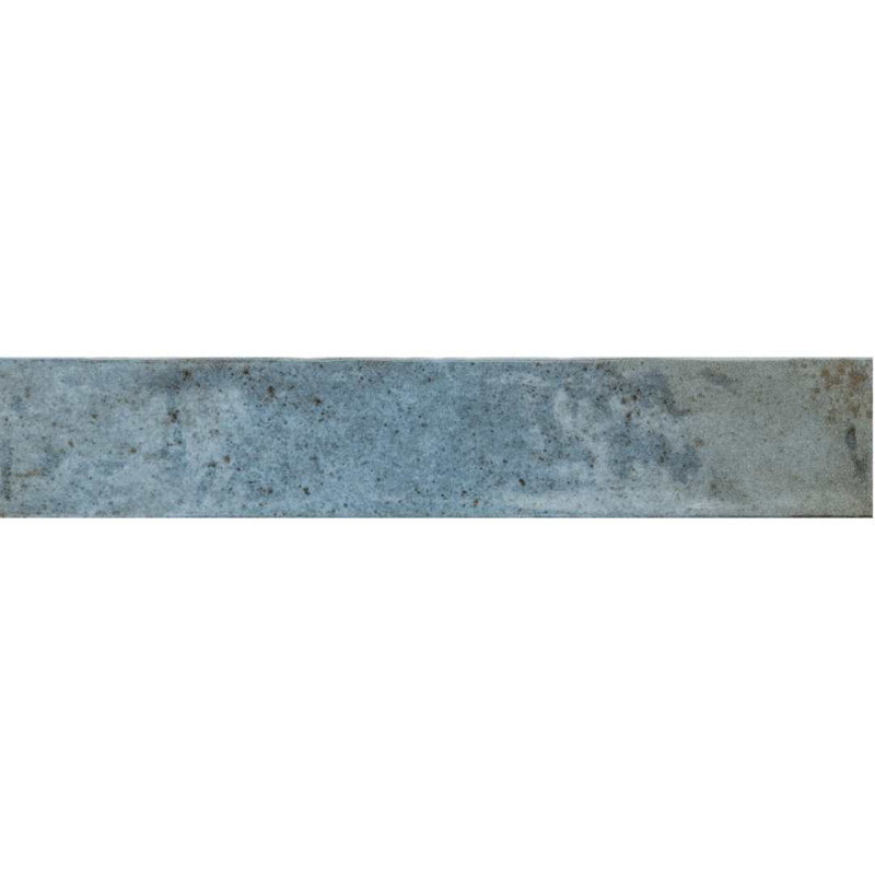 Ibiza 2" x 10" Ceramic Brick Look Subway Wall & Floor Tile, Blue