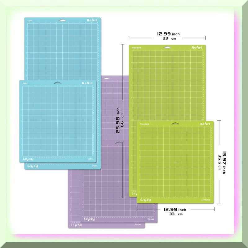 CraftyCut 6-Pack Adhesive Cutting Mats Bundle