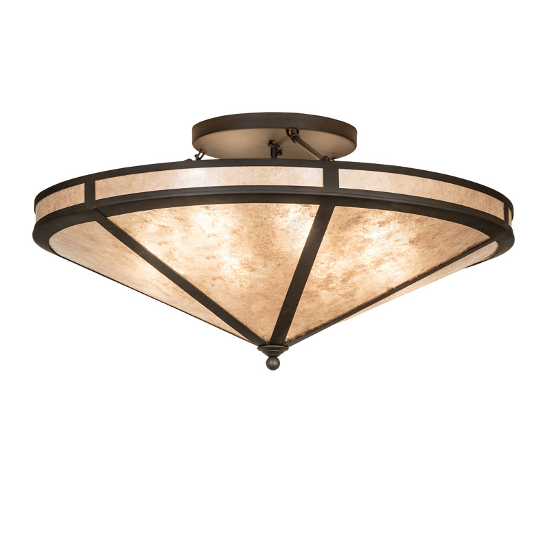 8 - Light Semi Flush Mount