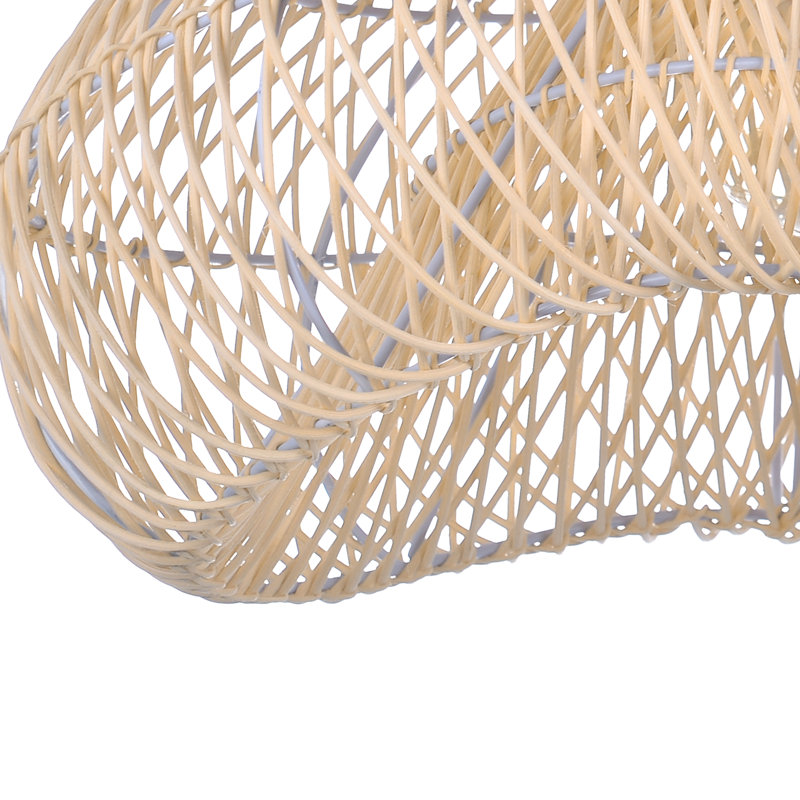 Luminaire suspendu en rotin novateur Boho
