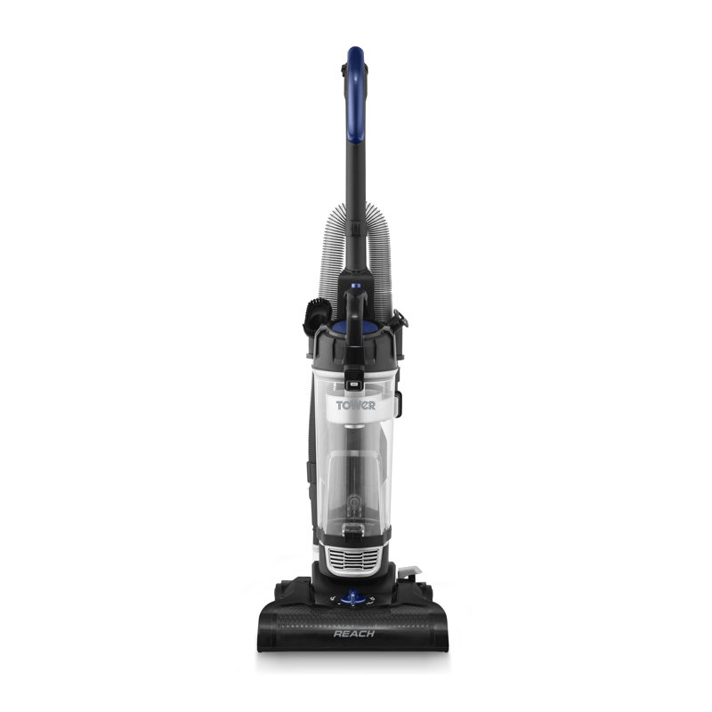Tower Bagless Upright Vacuum Cleaner with Cyclonic Technology,Pet Attachment, 4L Dust Capacity, 400W, Blue