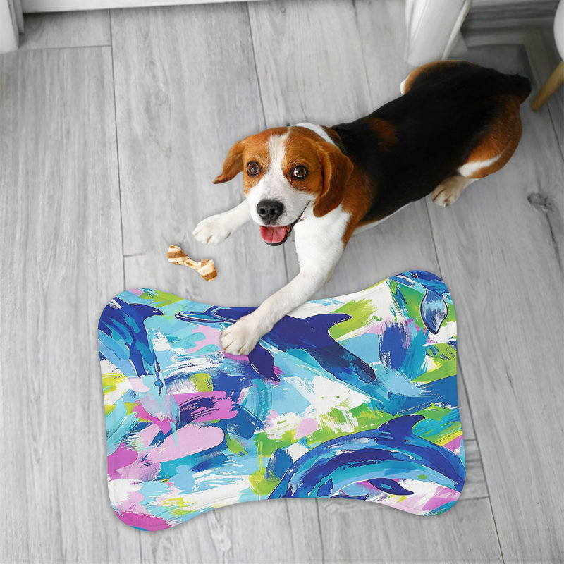 Tapis d'alimentation en forme d'os Preppy - 1 pièce