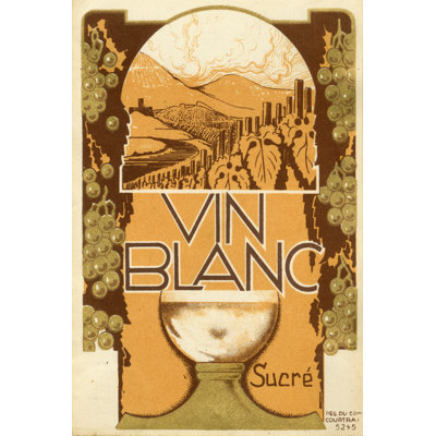 Vin Blanc - Wrapped Canvas Print