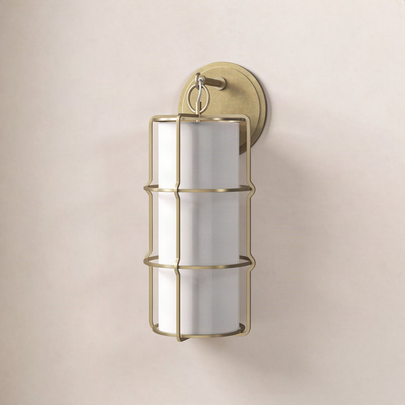 Sovereign 1 - Light Armed Sconce, Aged Brass