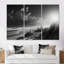 «Black and White Beach Scenery II», ensemble de reproductions d'art mural-107735175-107735173