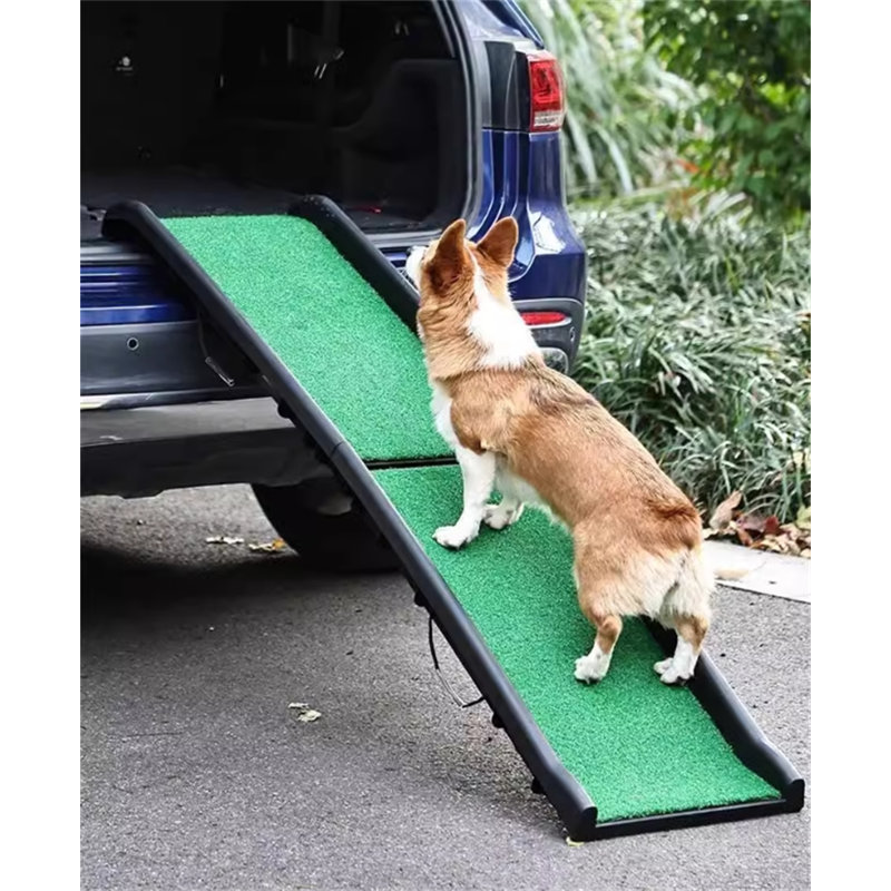 Escalier pliant pour chien en plastique, Vert