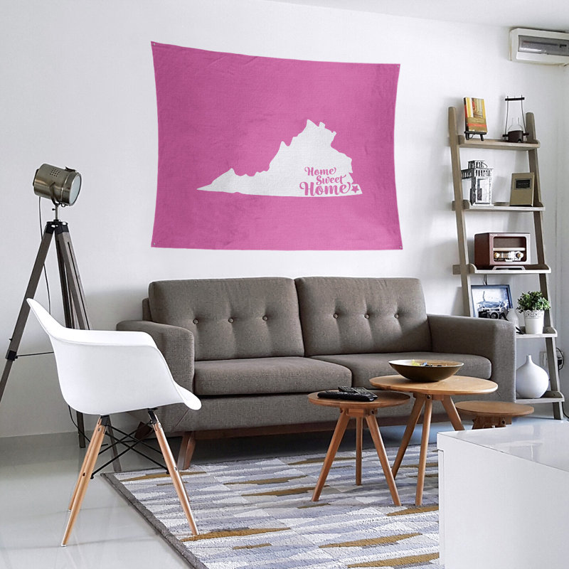 Tapisserie Home Sweet Norfolk, H 60 po x l 51 po, Rose