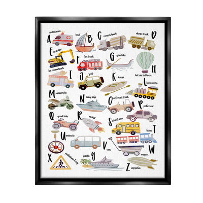 "Éducatif alphabet automobile" par Ziwei Li sur toile