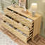 Sevyn 6 Solid Wood Drawer 47.2" W Double Dresser-822243772